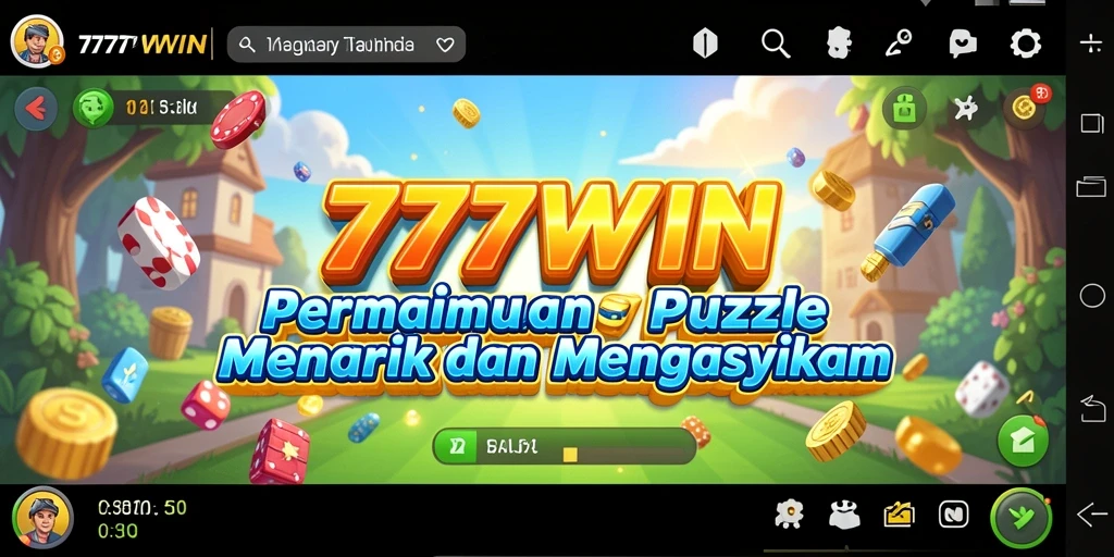 Tampilan gameplay 777WIN dengan teka-teki yang menantang dan menarik.
