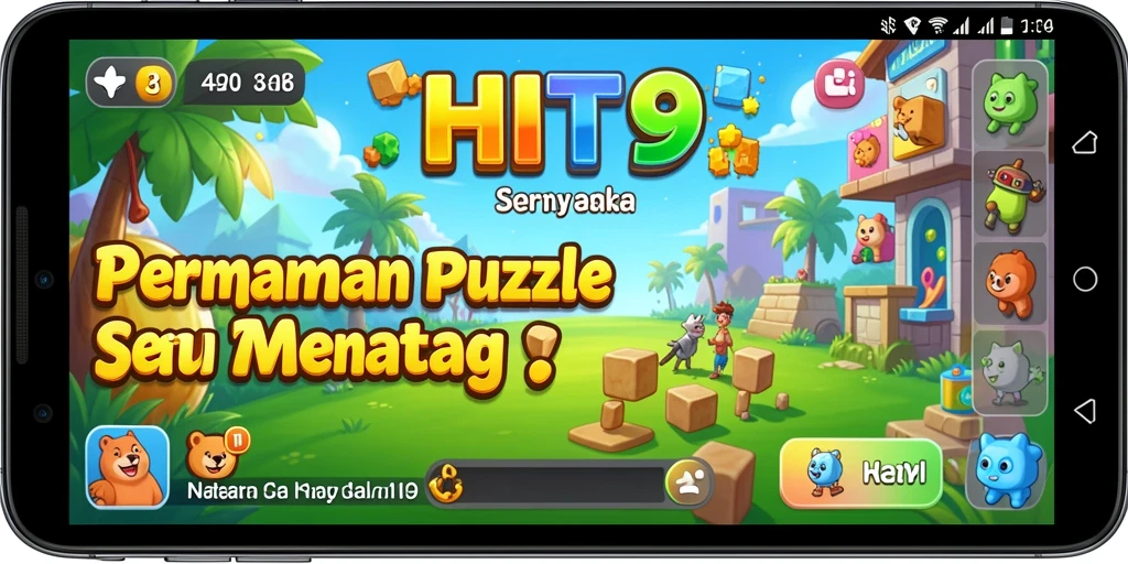 Tampilan gameplay seru dan menantang dari HIT9.