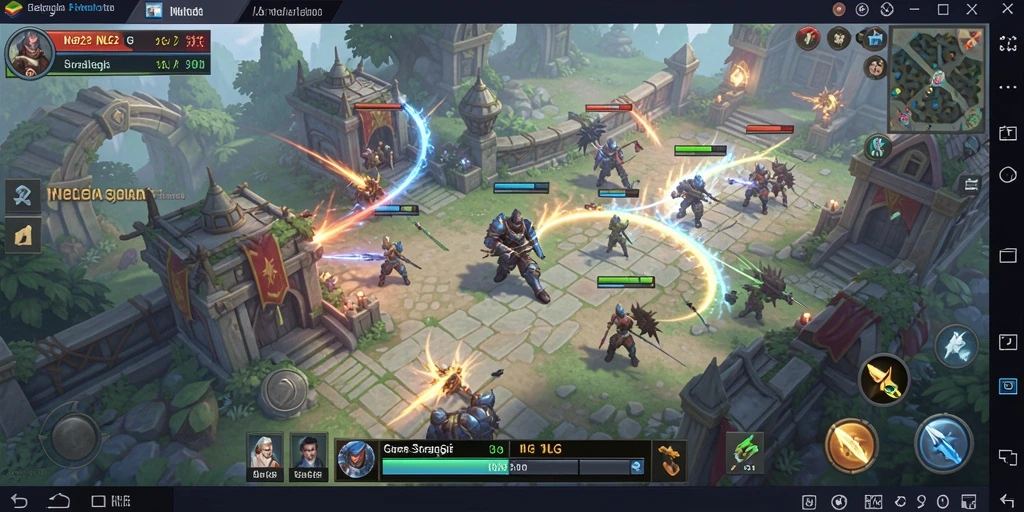 Tampilan gameplay mendebarkan di IN22, penuh strategi dan aksi.