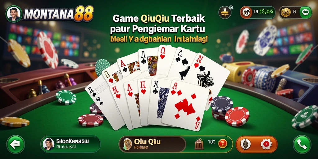 Tampilan gameplay seru di MONTANA88 QiuQiu.