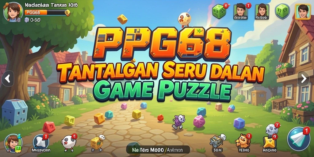Tangkapan layar PGG68 dengan gameplay puzzle yang menarik dan penuh tantangan.