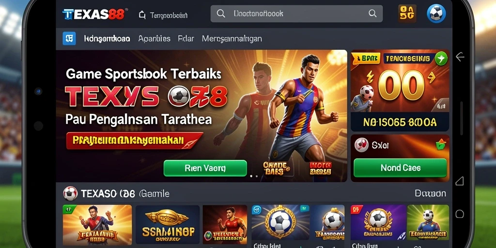 Screenshot gameplay Sportsbook TEXAS88 yang menarik perhatian.
