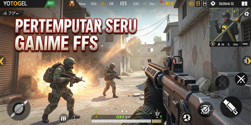 Screenshot gameplay YOTOGEL yang menampilkan aksi pertempuran seru.